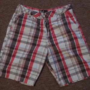 Plaid shorts